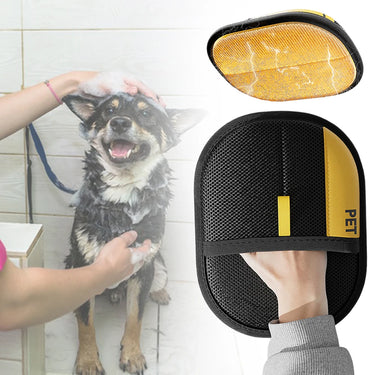 AkaSora FloofEase™ Double-Sided Pet Grooming Gloves